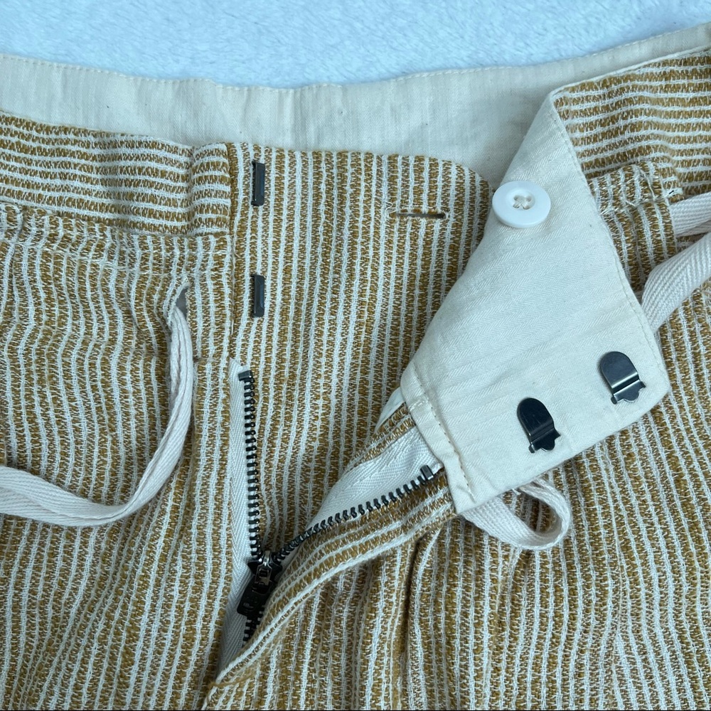 Free People Yellow Striped Pants - Picture 6 of 9